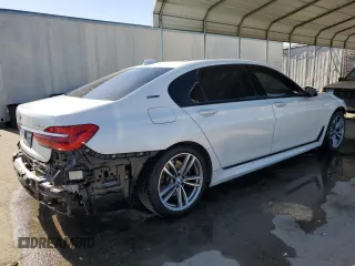 2018 BMW 7 Series 740e xDrive iPerformance with VIN WBA7J2C55JG938256, listed as a Copart auction lot 52910044 with 53,378 mi miles. Bid and sale history available at carsss.com. Image 3.
