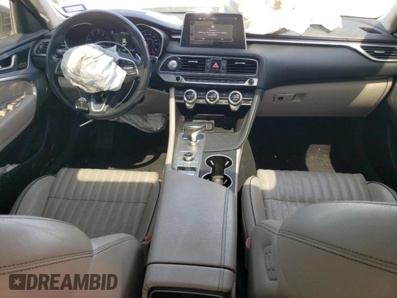 2019 Genesis G70 Advanced with VIN KMTG34LA0KU017086, listed as a Copart auction lot 47943445 with 87,692 mi miles and Salvage title. Bid and sale history available at DreamBid. Image 8.