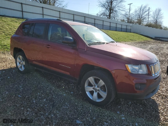 2012 Jeep Compass Latitude with VIN 1C4NJDEB1CD718142, listed as a Copart auction lot 50214145 with 133,400 mi miles and Clean Title. Bid and sale history available at carsss.com. Image 4.