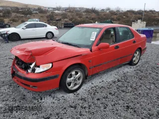 2001 Saab 9-5 SE with VIN YS3EF48ZX13057202, listed as a Copart auction lot 81757254 with 108,999 mi miles and Salvage Title. Bid and sale history available at carsss.com. Image 1.