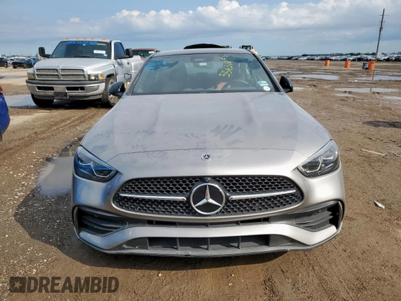2024 Mercedes-Benz C 300 with VIN W1KAF4GB8RR164869, listed as a Copart auction lot 55631285 with 10,337 mi miles and Salvage title. Bid and sale history available at DreamBid. Image 5.