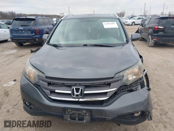2013 Honda CR-V EX-L with VIN 2HKRM4H79DH664018, listed as a IAAI auction lot 41907086 with 196,150 mi miles. Bid and sale history available at carsss.com. Image 12.