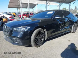 2023 Mercedes-Benz S-Class S 580 with VIN W1K6G7GBXPA177218, listed as a IAAI auction lot 41349331 with 38,733 mi miles. Bid and sale history available at carsss.com. Image 17.