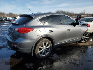 2012 Infiniti EX Journey with VIN JN1AJ0HR4CM450965, listed as a Copart auction lot 45657055 with 119,542 mi miles and Salvage title. Bid and sale history available at DreamBid. Image 3.