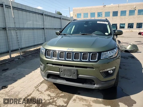2021 Jeep Compass Altitude with VIN 3C4NJDBBXMT558309, listed as a Copart auction lot 59976145 with 38,736 mi miles and Salvage title. Bid and sale history available at DreamBid. Image 15.