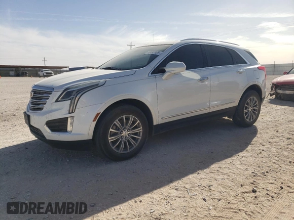 2017 Cadillac XT5 Luxury FWD with VIN 1GYKNBRS2HZ188743, listed as a Copart auction lot 46492805 with 178,865 mi miles and Salvage Title. Bid and sale history available at carsss.com. Image 1.