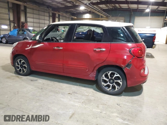 2015 FIAT 500L Easy with VIN ZFBCFABH9FZ030061, listed as a Copart auction lot 55311245 with 101,284 mi miles and Salvage title. Bid and sale history available at DreamBid. Image 2.
