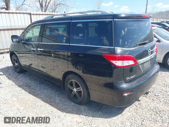 2012 Nissan Quest SL z VIN JN8AE2KP2C9036160, wystawiony jako IAAI lot #41909043 z przebiegiem 172 000 mil mil oraz . Historia ofert i sprzedaży dostępna na DreamBid. Obrazek 3.