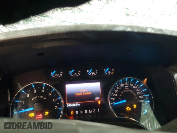 2013 Ford F-150 XL with VIN 1FTFW1EF5DKF14464, listed as a Copart auction lot 44739585 with 348,468 mi miles and Salvage Title. Bid and sale history available at carsss.com. Image 9.