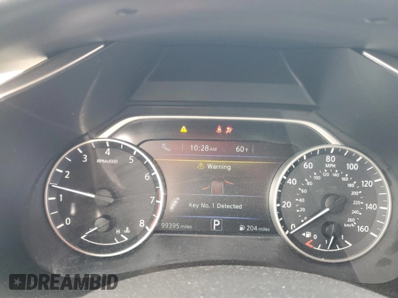 2017 Nissan Murano SL z VIN 5N1AZ2MH1HN130305, wystawiony jako Copart lot #48958775 z przebiegiem 99 395 mil mil oraz Szkoda całkowita • Salvage title. Historia ofert i sprzedaży dostępna na DreamBid. Obrazek 9.