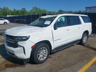 2021 Chevrolet Suburban LT z VIN 1GNSCCKD0MR174984, wystawiony jako IAAI lot #41997228 z przebiegiem 110 379 mil mil oraz . Historia ofert i sprzedaży dostępna na DreamBid. Obrazek 2.