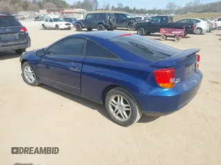 2000 Toyota Celica GT with VIN JTDDR32T0Y0024889, listed as a IAAI auction lot 41695008 with 146,217 mi miles. Bid and sale history available at carsss.com. Image 3.