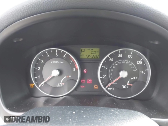 2006 Hyundai Accent GLS with VIN KMHCN46C36U009036, listed as a IAAI auction lot 41705369 with 134,328 mi miles. Bid and sale history available at carsss.com. Image 7.