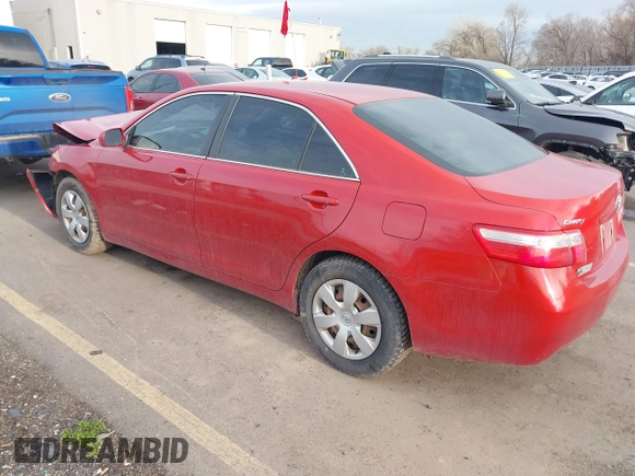 2007 Toyota Camry CE with VIN 4T1BE46K77U150924, listed as a IAAI auction lot 41798592 with 130,696 mi miles. Bid and sale history available at carsss.com. Image 3.