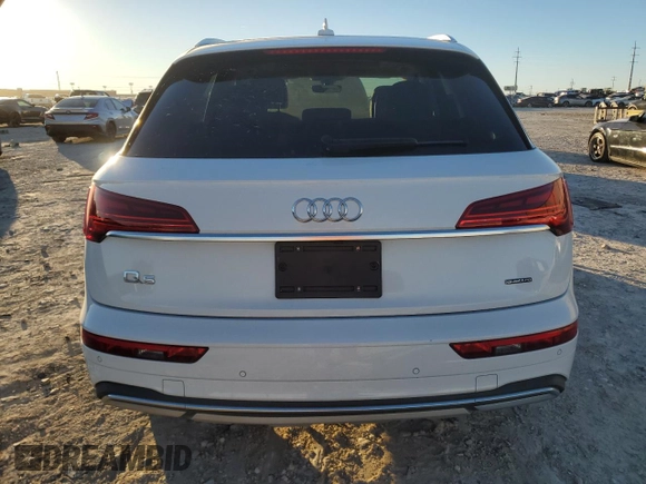 2022 Audi Q5 Premium with VIN WA1ABAFY4N2125090, listed as a Copart auction lot 81698654 with 20,388 mi miles and Salvage title. Bid and sale history available at DreamBid. Image 6.