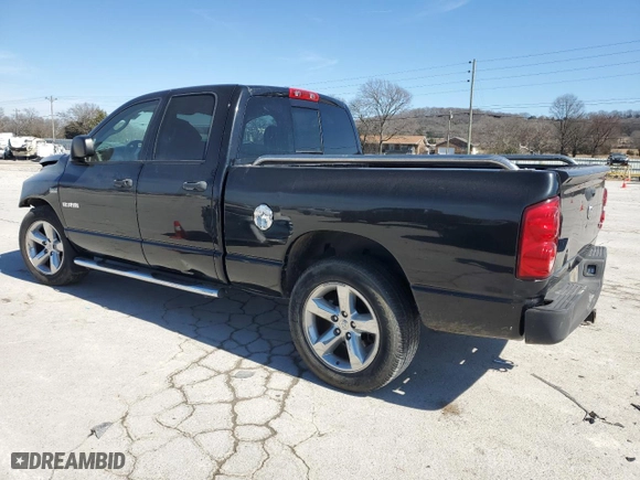 2008 Dodge Ram 1500 SLT with VIN 1D7HA18228S600925, listed as a Copart auction lot 46522995 with 55,245 mi miles and Salvage Title. Bid and sale history available at carsss.com. Image 2.