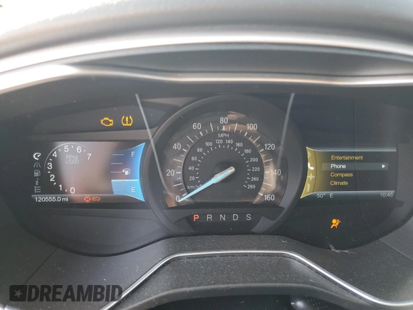 2014 Ford Fusion SE with VIN 3FA6P0H78ER206624, listed as a Copart auction lot 75076784 with 120,555 mi miles and Salvage Title. Bid and sale history available at DreamBid. Image 9.