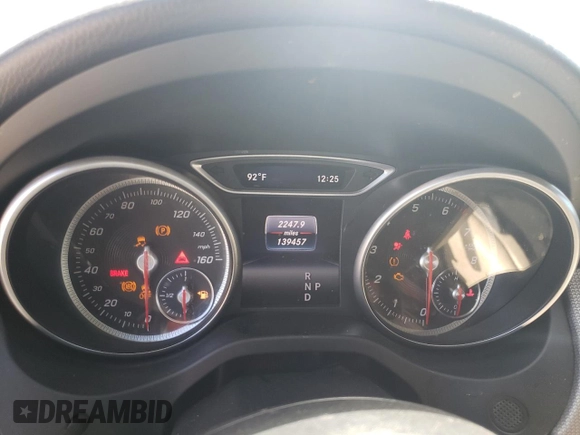2017 Mercedes-Benz CLA with VIN WDDSJ4EB7HN434332, listed as a Copart auction lot 61773133 with 139,457 mi miles. Bid and sale history available at carsss.com. Image 9.