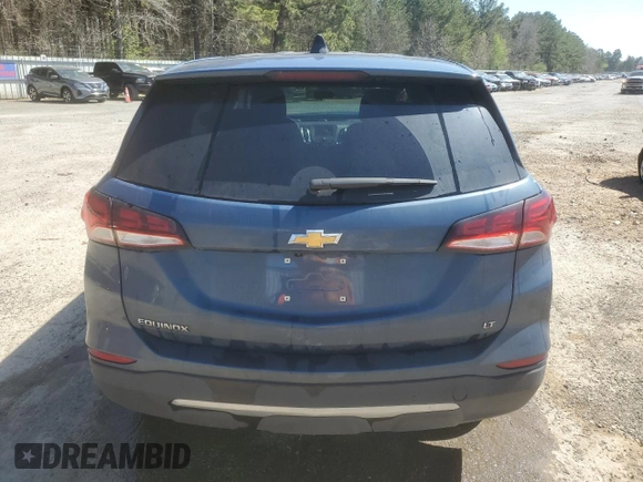 2024 Chevrolet Equinox LT with VIN 3GNAXKEG8RL230958, listed as a Copart auction lot 49583305 with 33,239 mi miles and Salvage Title. Bid and sale history available at DreamBid. Image 6.