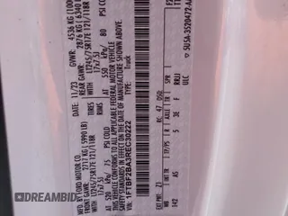 2024 Ford F-250 XL z VIN 1FTBF2BA3REC30222, wystawiony jako Copart lot #54823835 z przebiegiem Nie podano mil oraz Szkoda całkowita • Salvage title. Historia ofert i sprzedaży dostępna na DreamBid. Obrazek 12.