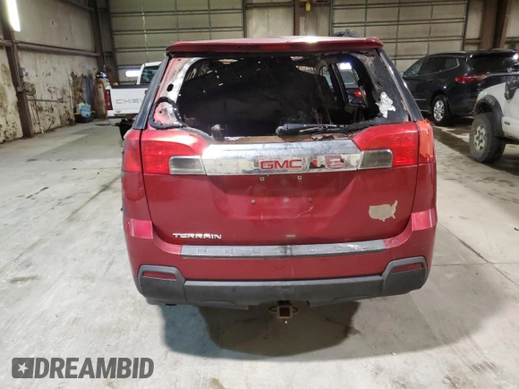 2015 GMC Terrain SLE with VIN 2GKALREK6F6349291, listed as a Copart auction lot 51473095 with 0 mi miles and Salvage Title. Bid and sale history available at carsss.com. Image 6.