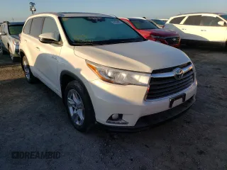 2016 Toyota Highlander Hybrid Limited with VIN 5TDDCRFH8GS015749, listed as a Copart auction lot 63154802 with 0 mi miles. Bid and sale history available at carsss.com. Image 1.