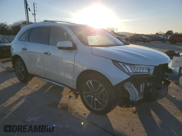 2018 Acura MDX w/Advance/Entertainment Pkg with VIN 5J8YD4H93JL024229, listed as a Copart auction lot 83757524 with 78,378 mi miles and Salvage Title. Bid and sale history available at carsss.com. Image 4.