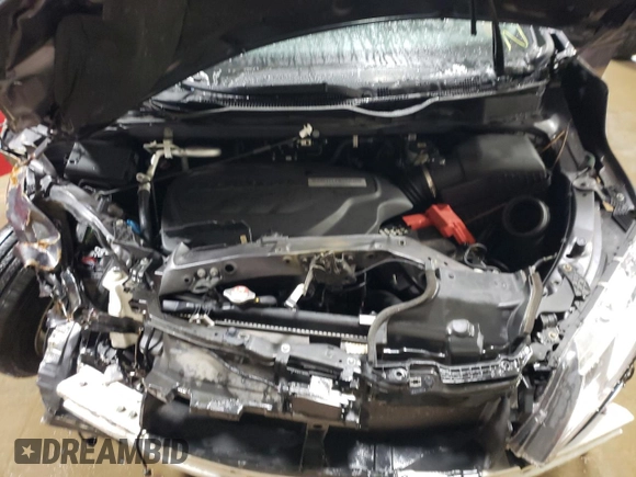 2018 Honda Odyssey EX-L with VIN 5FNRL6H71JB050444, listed as a Copart auction lot 87472554 with 102,667 mi miles and Salvage Title. Bid and sale history available at carsss.com. Image 12.
