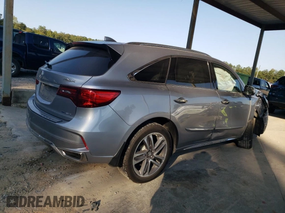 2017 Acura MDX Sport Hybrid w/Advance Pkg with VIN 5FRYD7H79HB000267, listed as a Copart auction lot 76016714 with 101,616 mi miles and Salvage Title. Bid and sale history available at carsss.com. Image 3.