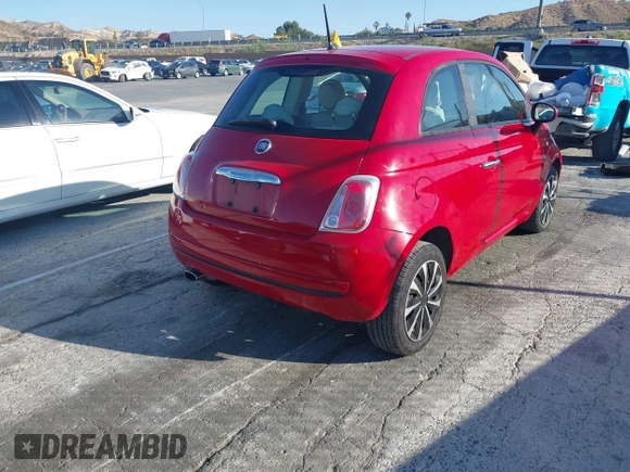 2012 FIAT 500 Pop with VIN 3C3CFFARXCT127684, listed as a IAAI auction lot 42543045 with 106,930 mi miles and . Bid and sale history available at DreamBid. Image 4.