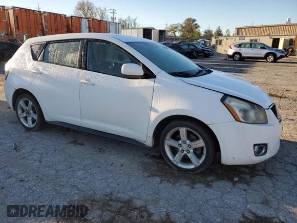 2009 Pontiac Vibe w/1SB with VIN 5Y2SP67059Z422030, listed as a Copart auction lot 80166944 with 207,426 mi miles and Salvage Title. Bid and sale history available at carsss.com. Image 4.