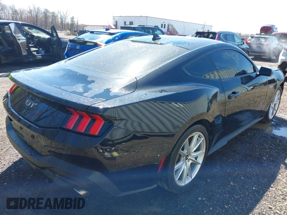 2024 Ford Mustang GT with VIN 1FA6P8CF9R5400357, listed as a IAAI auction lot 41841076 with 18,016 mi miles. Bid and sale history available at carsss.com. Image 4.