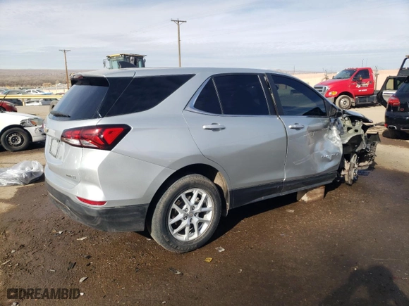 2022 Chevrolet Equinox LT with VIN 3GNAXUEV2NL100582, listed as a Copart auction lot 41431405 with 94,322 mi miles and Salvage Title. Bid and sale history available at carsss.com. Image 3.