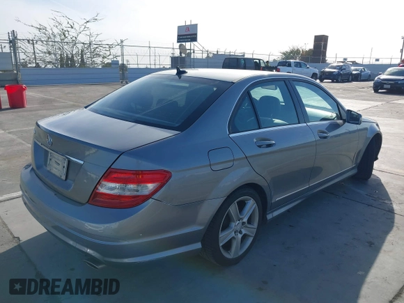 2011 Mercedes-Benz C-Class C 300 Sport with VIN WDDGF5EB3BR185976, listed as a IAAI auction lot 41729498 with 123,619 mi miles. Bid and sale history available at carsss.com. Image 4.