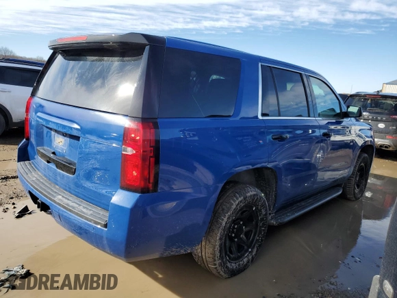 2018 Chevrolet Tahoe Commercial z VIN 1GNSKDEC9JR322847, wystawiony jako Copart lot #47268995 z przebiegiem 96 496 mil mil oraz Czysty tytuł • Clean title. Historia ofert i sprzedaży dostępna na DreamBid. Obrazek 3.