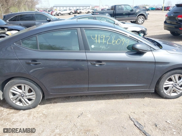 2020 Hyundai Elantra Value Edition with VIN 5NPD84LF6LH616584, listed as a IAAI auction lot 41926099 with 86,887 mi miles. Bid and sale history available at carsss.com. Image 13.