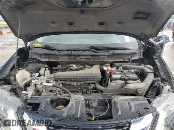2017 Nissan Rogue SV with VIN 5N1AT2MVXHC747821, listed as a Copart auction lot 60855115 with 170,842 mi miles and Salvage title. Bid and sale history available at DreamBid. Image 12.