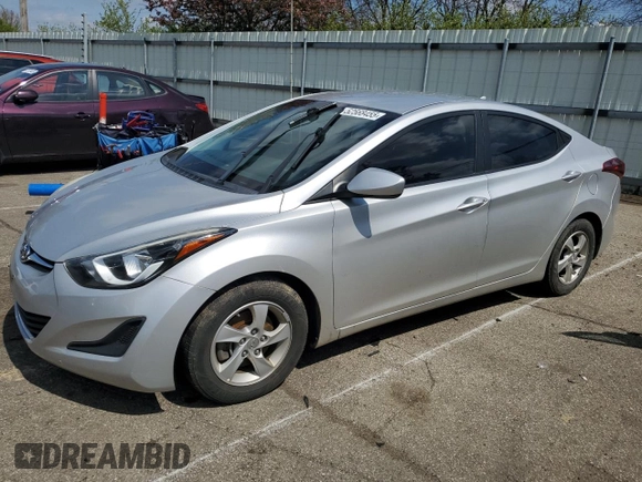 2015 Hyundai Elantra SE z VIN 5NPDH4AEXFH559112, wystawiony jako Copart lot #52568455 z przebiegiem 112 637 mil mil oraz Szkoda całkowita • Salvage title. Historia ofert i sprzedaży dostępna na DreamBid. Obrazek 1.