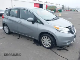 2014 Nissan Note S with VIN 3N1CE2CP5EL431501, listed as a IAAI auction lot 41857345 with 118,763 mi miles and . Bid and sale history available at DreamBid. Image 1.