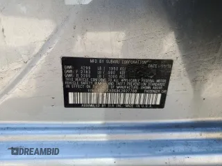 2019 Subaru Impreza z VIN 4S3GKAB69K3607788, wystawiony jako Copart lot #52505035 z przebiegiem 36 075 mil mil oraz Szkoda całkowita • Salvage title. Historia ofert i sprzedaży dostępna na DreamBid. Obrazek 12.