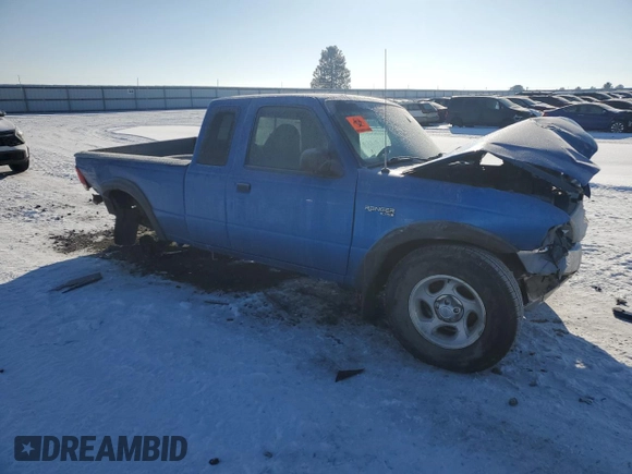 2000 Ford Ranger XLT with VIN 1FTZR15X3YPA83533, listed as a Copart auction lot 44656885 with 110,632 mi miles and Salvage Title. Bid and sale history available at carsss.com. Image 4.