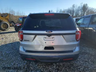 2018 Ford Police Interceptor Utility with VIN 1FM5K8AT6JGB68480, listed as a Copart auction lot 82800464 with 109,893 mi miles and Salvage Title. Bid and sale history available at carsss.com. Image 6.