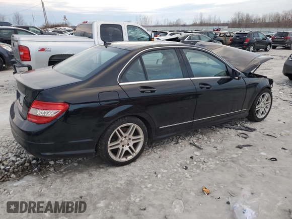 2010 Mercedes-Benz C 350 Sport with VIN WDDGF5GB0AR115315, listed as a Copart auction lot 44033535 with Not provided miles and Salvage title. Bid and sale history available at DreamBid. Image 3.