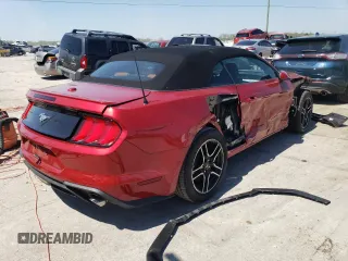 2022 Ford Mustang EcoBoost with VIN 1FATP8UH7N5126718, listed as a Copart auction lot 48011723 with 1,407 mi miles. Bid and sale history available at carsss.com. Image 3.