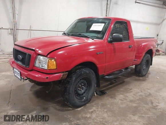 2004 Ford Ranger Edge Plus with VIN 1FTYR11U44PA40515, listed as a IAAI auction lot 41833097 with 30,131 mi miles. Bid and sale history available at carsss.com. Image 2.