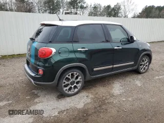 2014 FIAT 500L Trekking with VIN ZFBCFADH4EZ023773, listed as a Copart auction lot 45452395 with 90,375 mi miles and Salvage Title. Bid and sale history available at DreamBid. Image 3.
