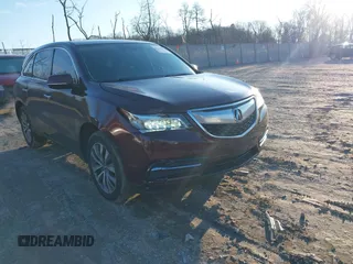 2015 Acura MDX Technology with VIN 5FRYD3H4XFB001083, listed as a IAAI auction lot 41213071 with 136,659 mi miles and . Bid and sale history available at DreamBid. Image 1.