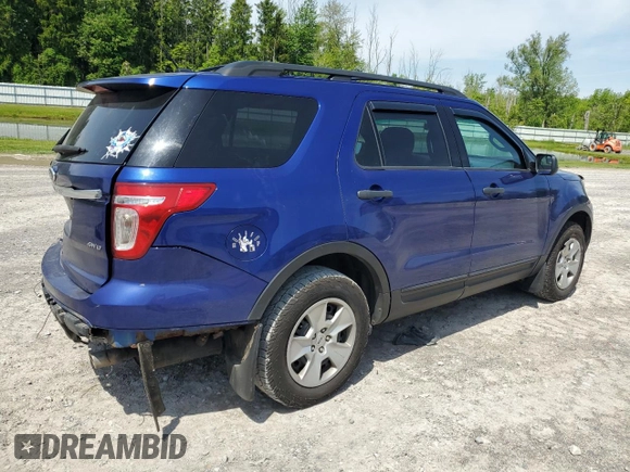 2013 Ford Explorer with VIN 1FM5K8B8XDGB92358, listed as a Copart auction lot 58974855 with 108,989 mi miles and Salvage title. Bid and sale history available at DreamBid. Image 3.