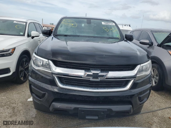 2020 Chevrolet Colorado 2WD Work Truck with VIN 1GCGSBEN9L1153533, listed as a Copart auction lot 76003734 with 145,946 mi miles and Non Repairable. Bid and sale history available at carsss.com. Image 5.