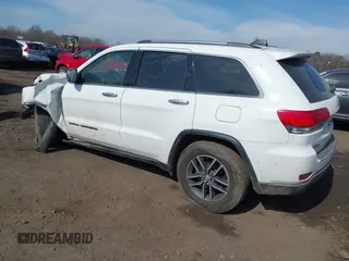 2018 Jeep Grand Cherokee Limited with VIN 1C4RJFBG2JC108914, listed as a IAAI auction lot 41650439 with 82,643 mi miles and . Bid and sale history available at DreamBid. Image 3.